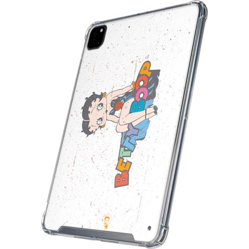 Betty Boop Splatter iPad Pro 12.9in (2020) Clear Case